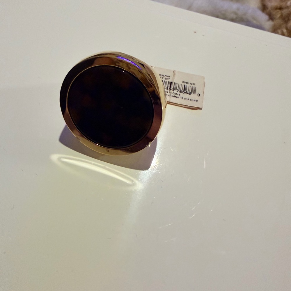 Michael Kors Gold and Black Ring